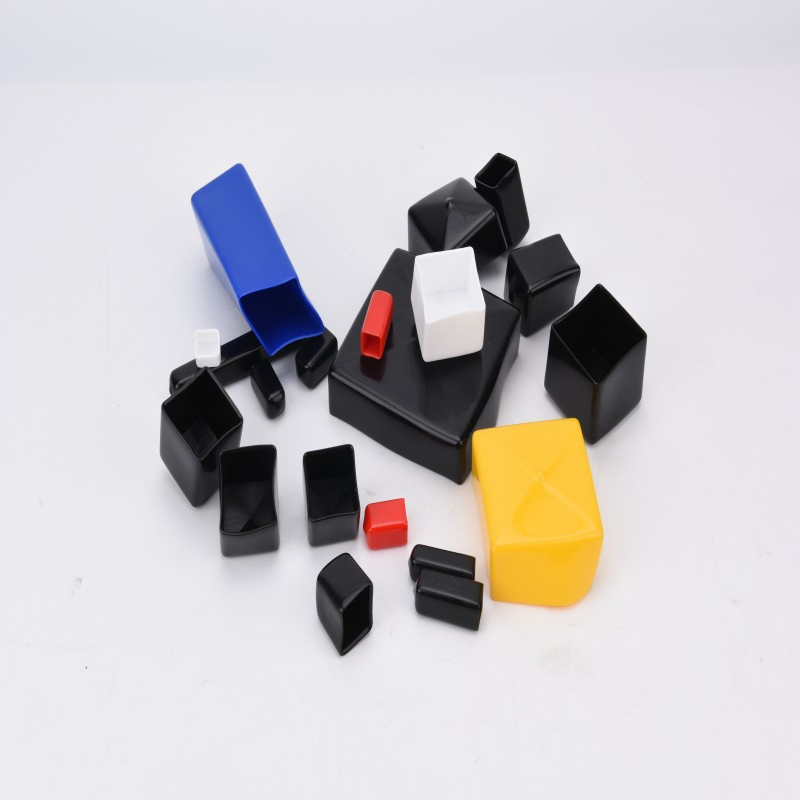 2 Inch Square Tube Plastic End Caps Vinyl Square Tubing End Caps Plastic Caps for Square Tubing