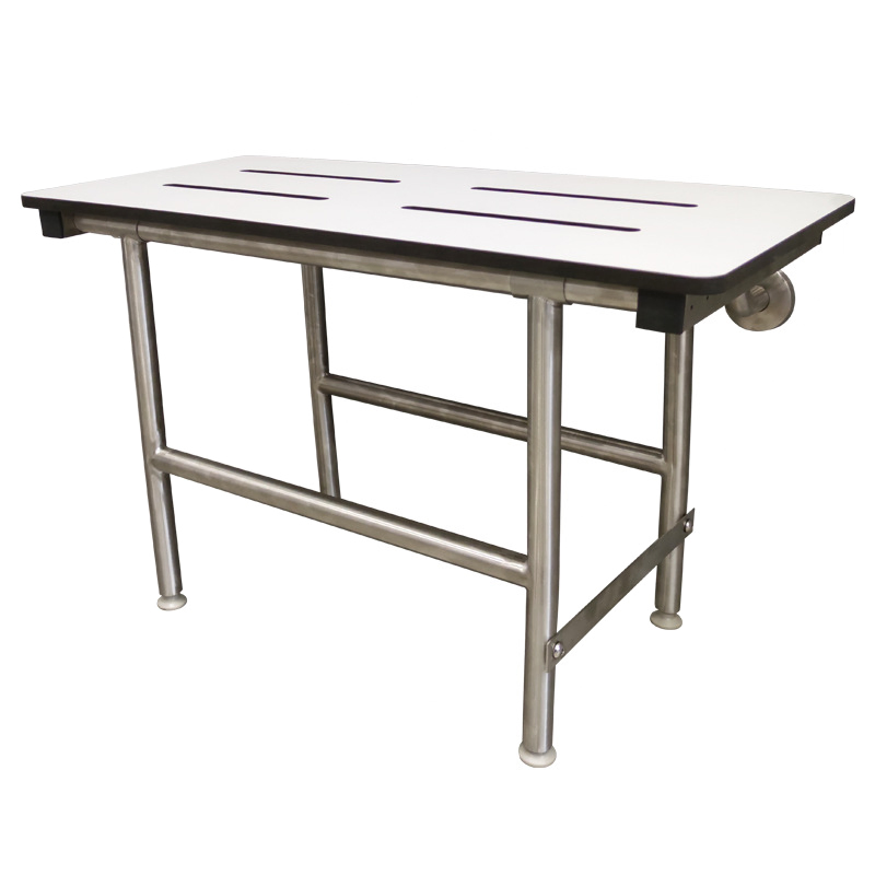 Shower Seat Toilet Chair Stainless Steel Bathroom Folding Wall Mount