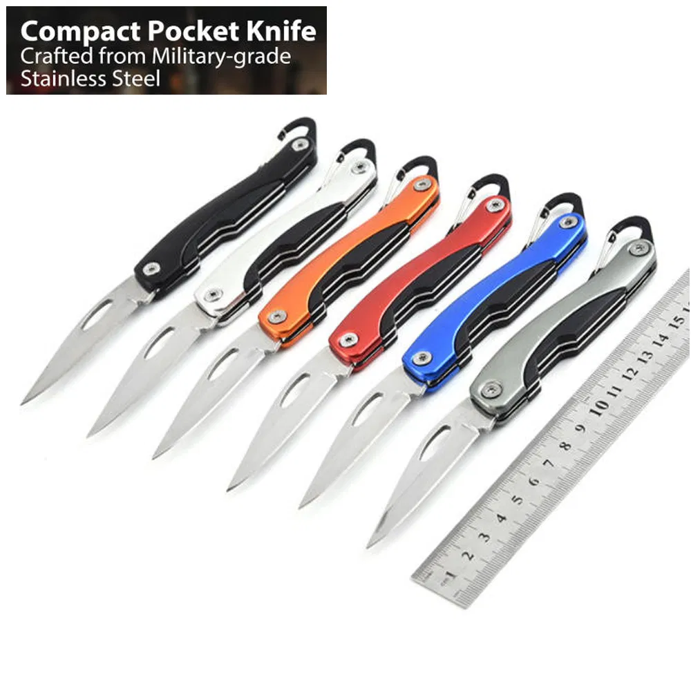 K120A Utility Folding Knife Keychain EDC Knife for Camping Hiking Premium Gift