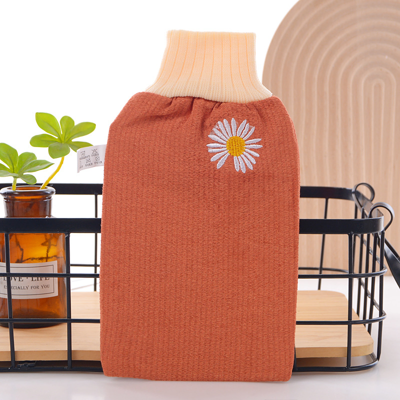 Best Quality Silk Bath Gloves Dead Skin Cell Remover Golve Exfoliating Bath Glove