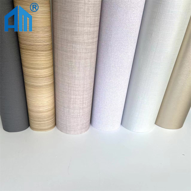 Shanghai Factory PVC Membrane Films Interior Door Decoration Film