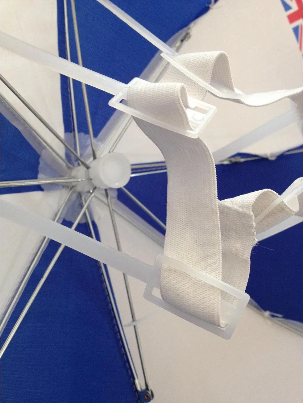 Flag Custom Logo Head Cap Manual 30cm Size Waterproof Hat Umbrella