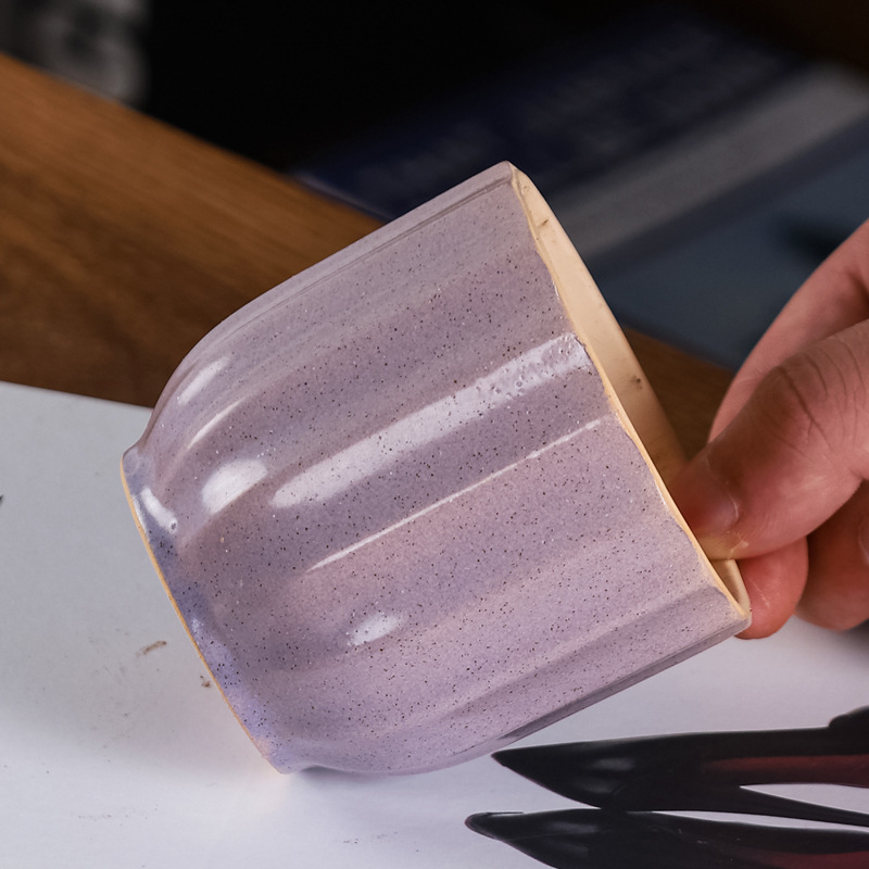 Горшки керамические многоцветные для дома сада