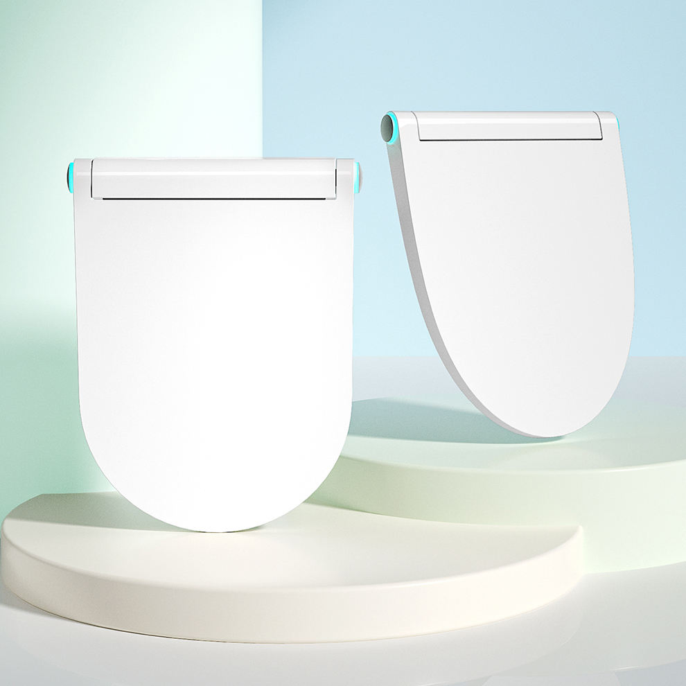PP U-Shaped V-Shaped Intelligent Sanitary Ware Automatic Smart Toilet Seat Cover