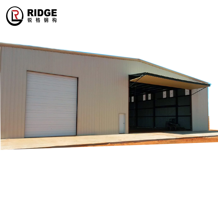 Quanzhou Durable Steel Prefab Aircraft Windproof Hangar Construction Building