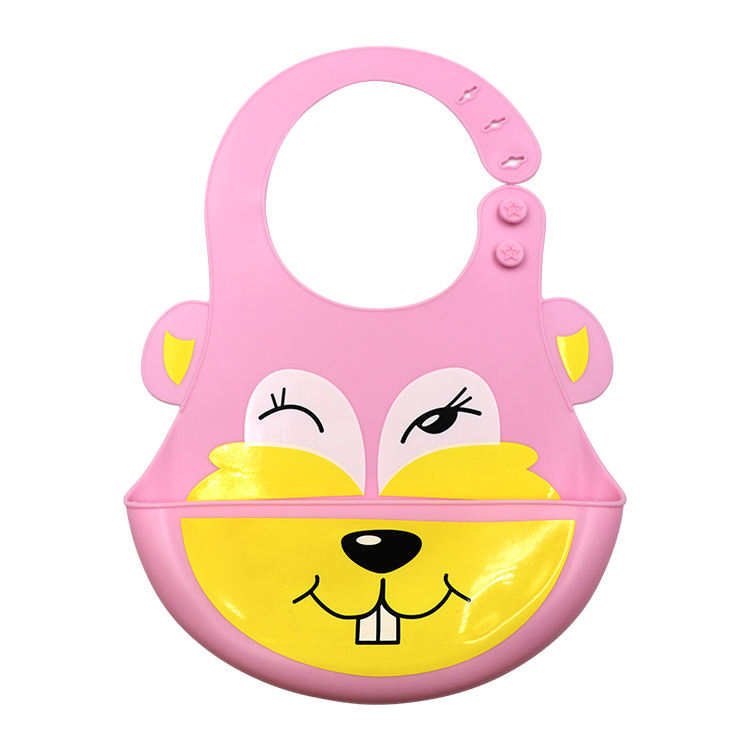 Cute Cartoon Silicone Drool Bag