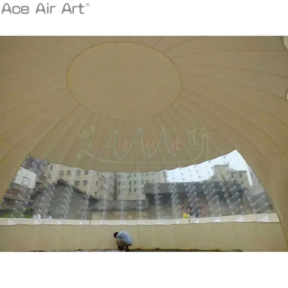 Outdoor Use Inflatable Clear Dome Tent PVC Transparent Tent Inflatable Event Tent for Trade Show or Party