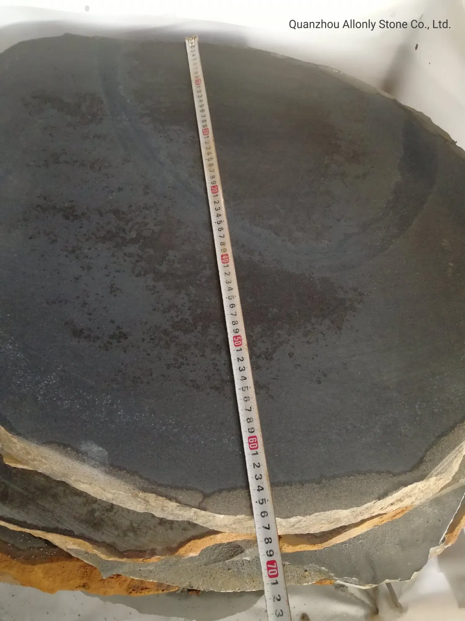 Hainan Outdoor Basalt Grey Andesite Step Stone for Garden Decoration