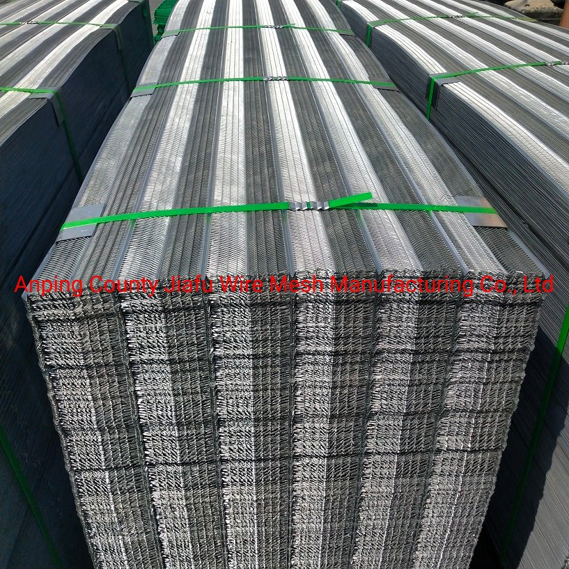 Expanded Metal Ribbed Lath Building Material 610mm Width Concrete Formwork