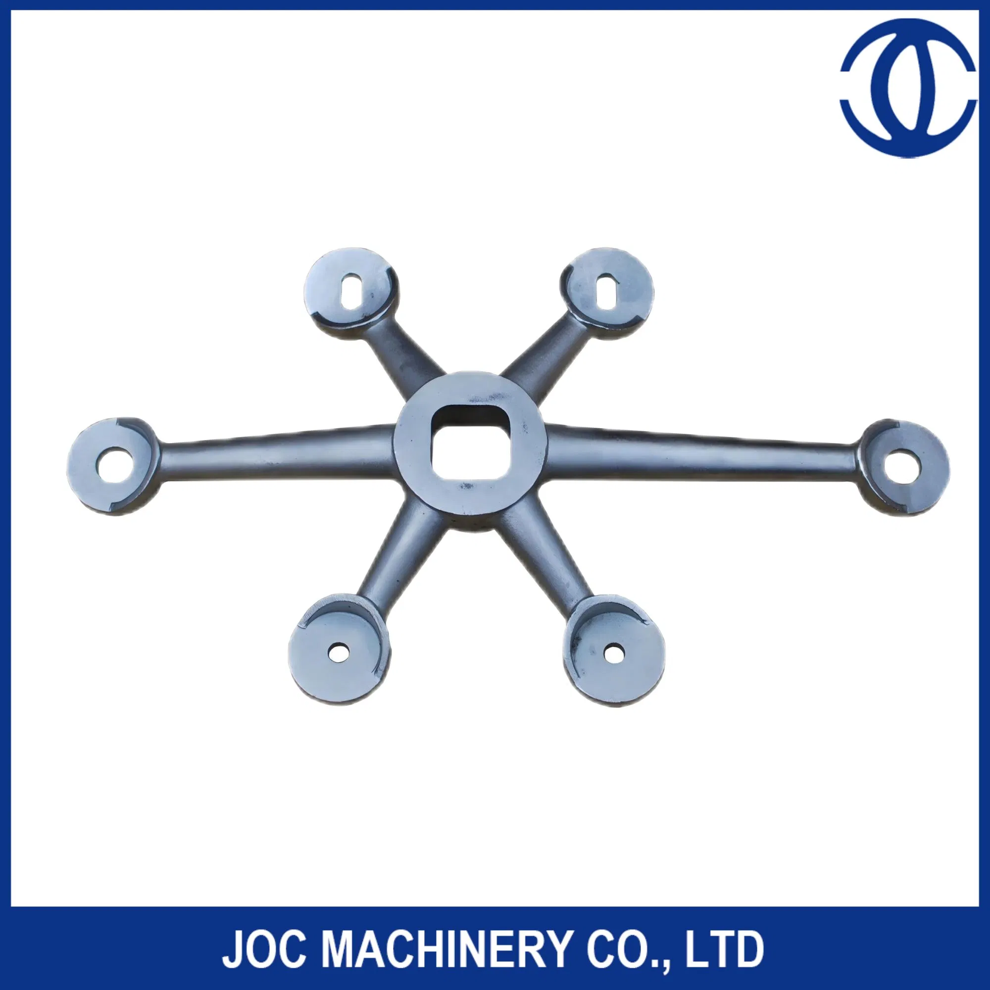 Single Arm Glass Spider Fittings Point-Fixed Curtain Wall Hardware Fitting