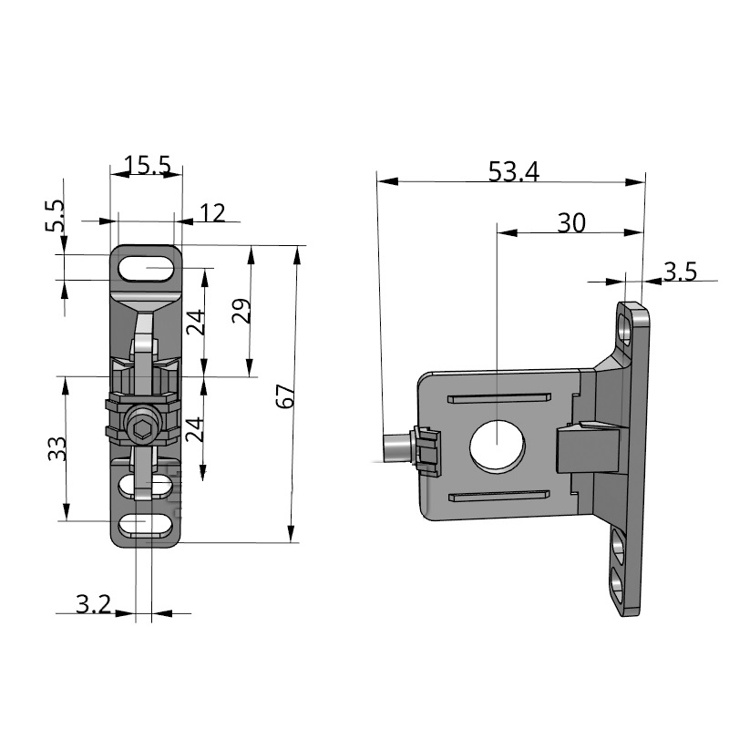 SMC Filter Connection Frame Y200t-a Y300t-a Spot Y400t-a with Bracket Partition