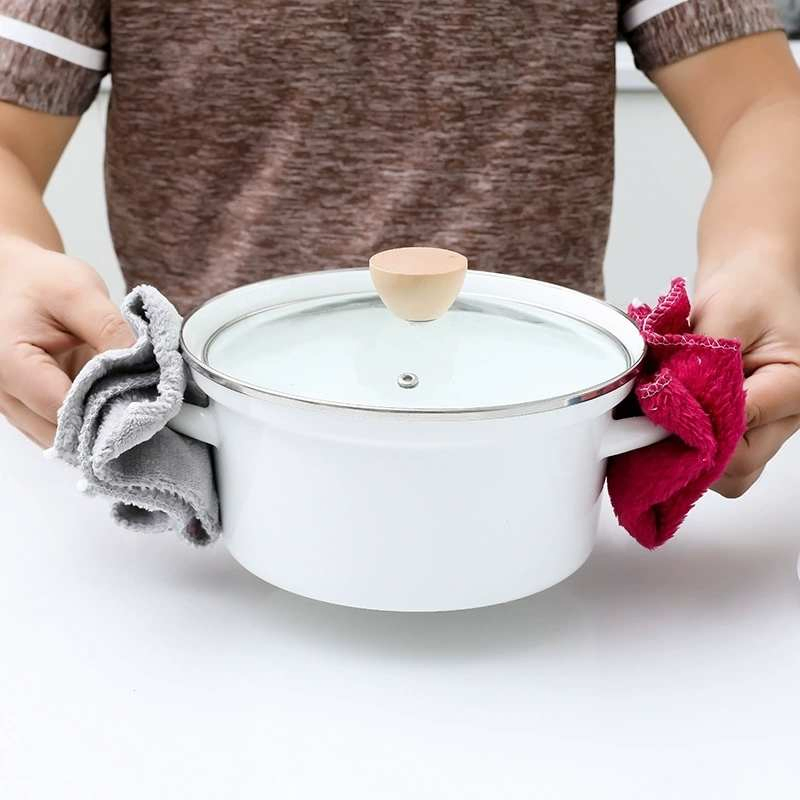 10 Color Bagged Wooden Fiber Non Greasy Multifunctional Ultra Soft Towels