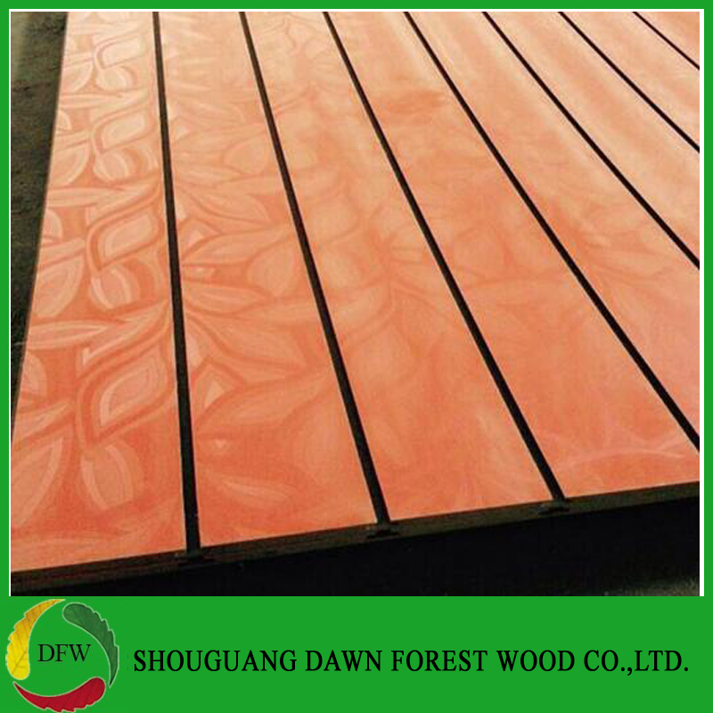 Melamine Surface Slot MDF