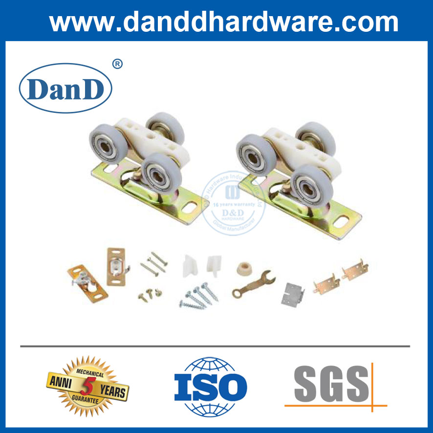 Easy Mount Heavy Duty Sliding Barn Door Hardware Kit Accessories Wheel