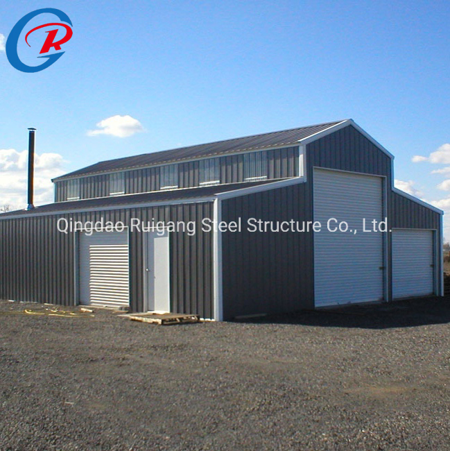 Best Quality Low Cost Various Colors Durable Light Prefabricated Steel Structure Garages/Hanger