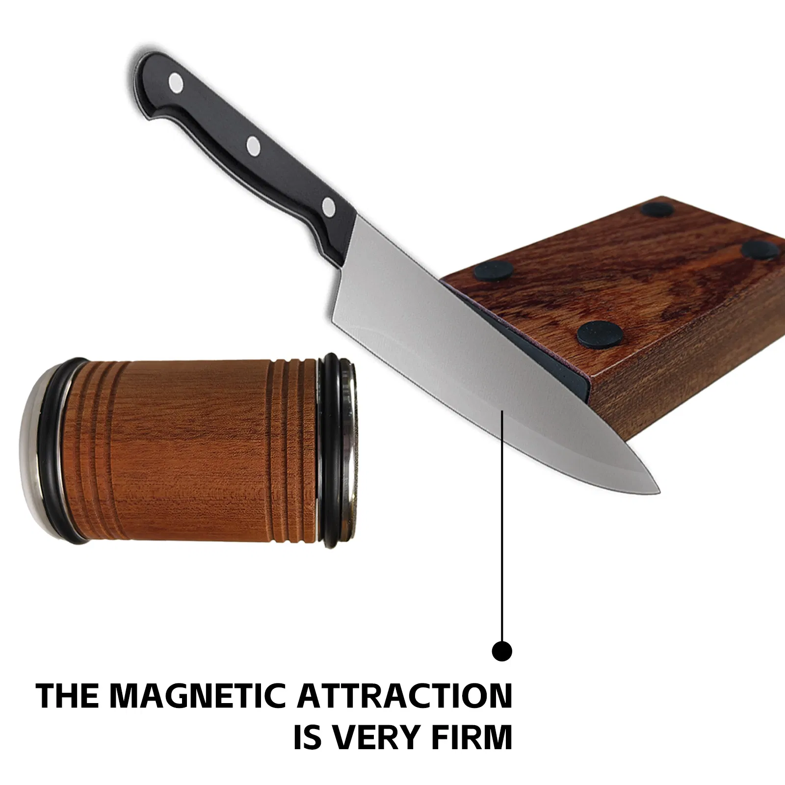 New Wooden Material 5in1 Rotary Sharpener Rolling Knife Sharpener