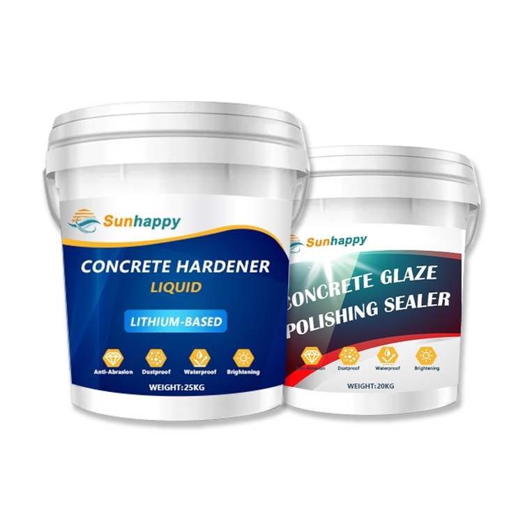 High Gloss Wear Resistant Concrete Curing Polished Floors Set Concrete Liquid Hardener Densifier Curing Sealant
