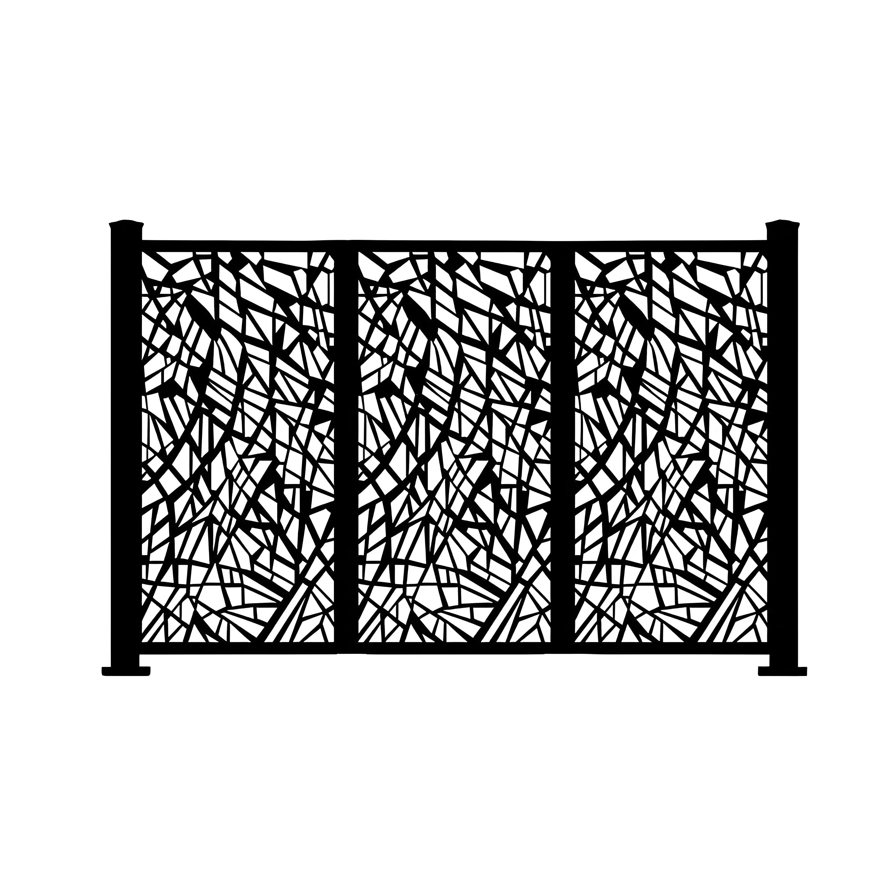 Stylish Aluminum Carved Screens Fence Panel for Modern Building Decoration