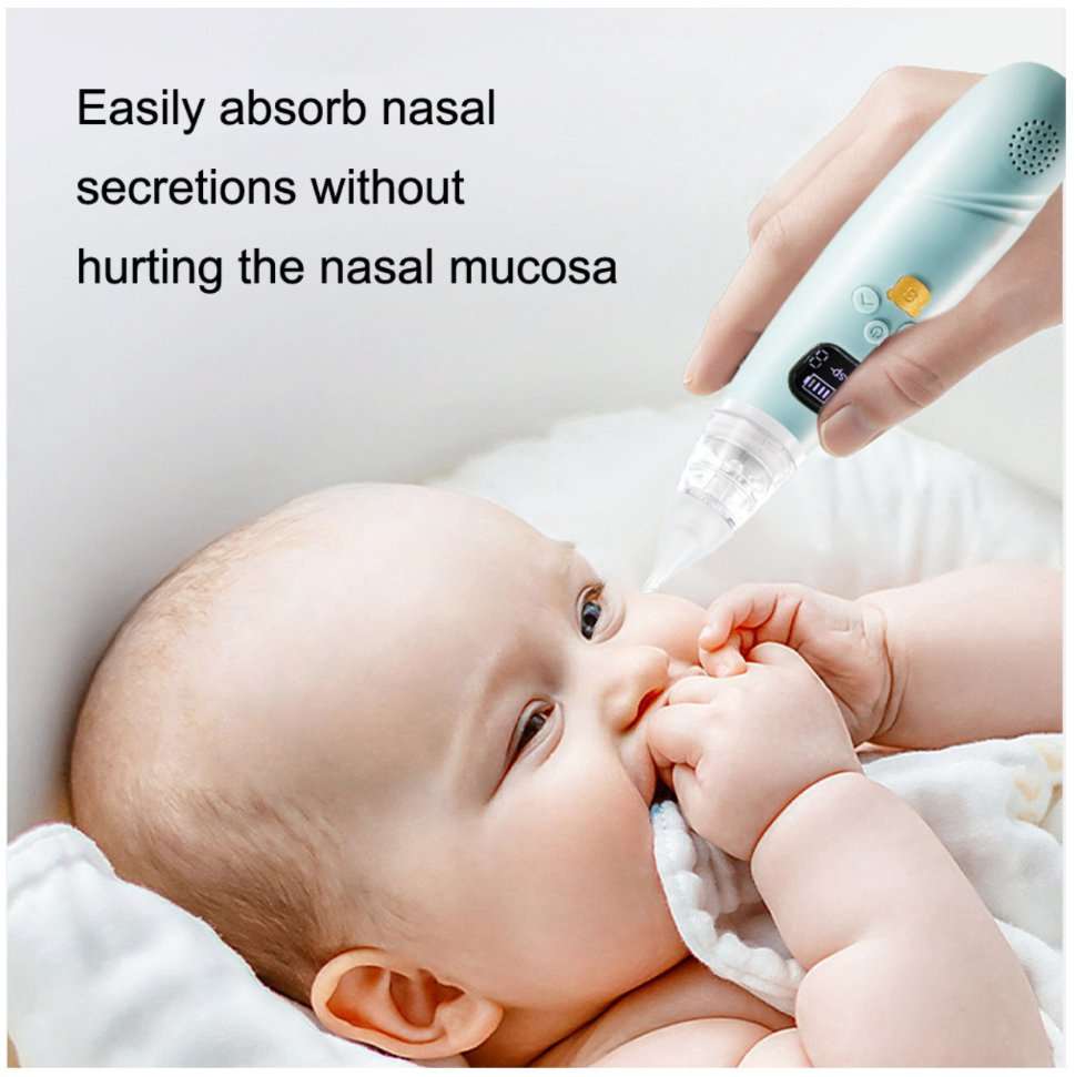 Gentle Baby Electric Nasal Aspirator for Easy Breathing