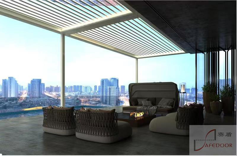 Electric Louvered Pergola (roof, gazebo)