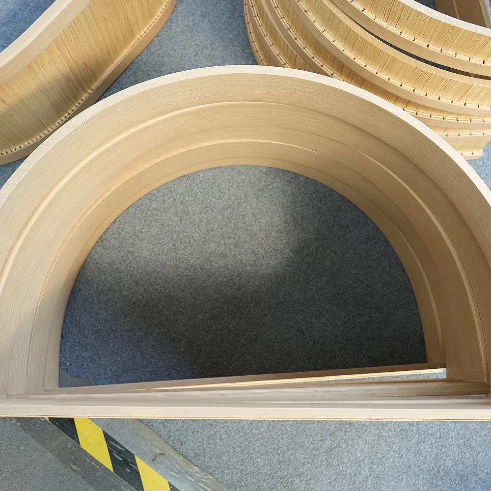Customizable Wooden Arched Door Frames for Elegant Home Interiors