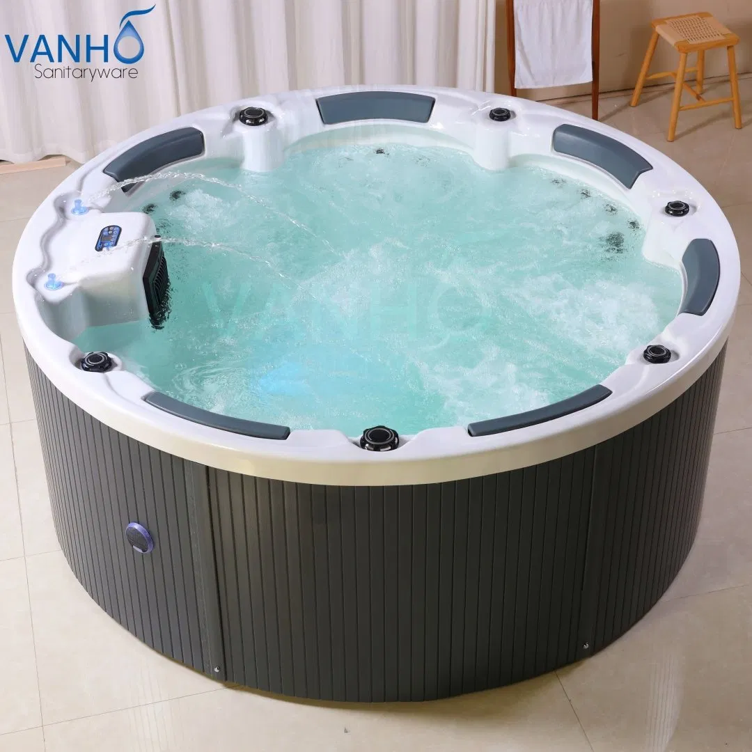 Круглый уличный спа-бассейн Vanho с гидромассажем