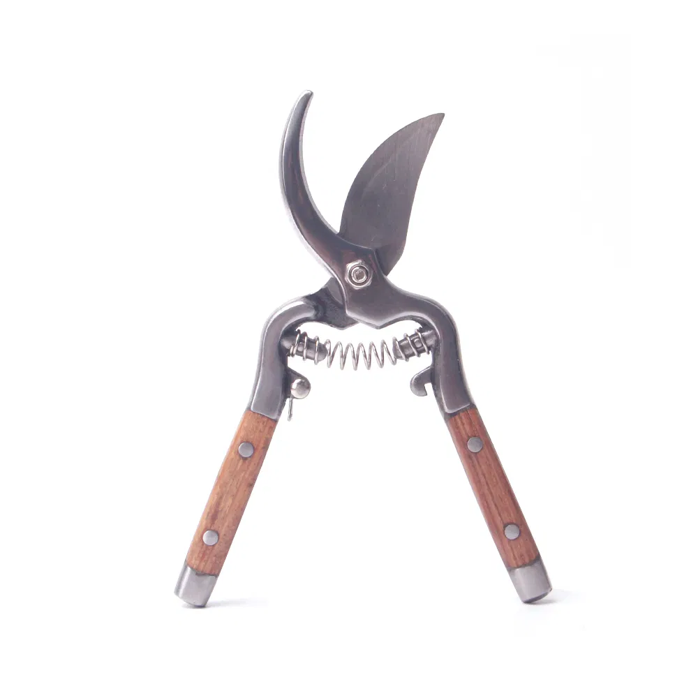 Wood Handle Garden Bonsai Tools Scissors Stainless Steel Pruner Flower Cutting Pruner