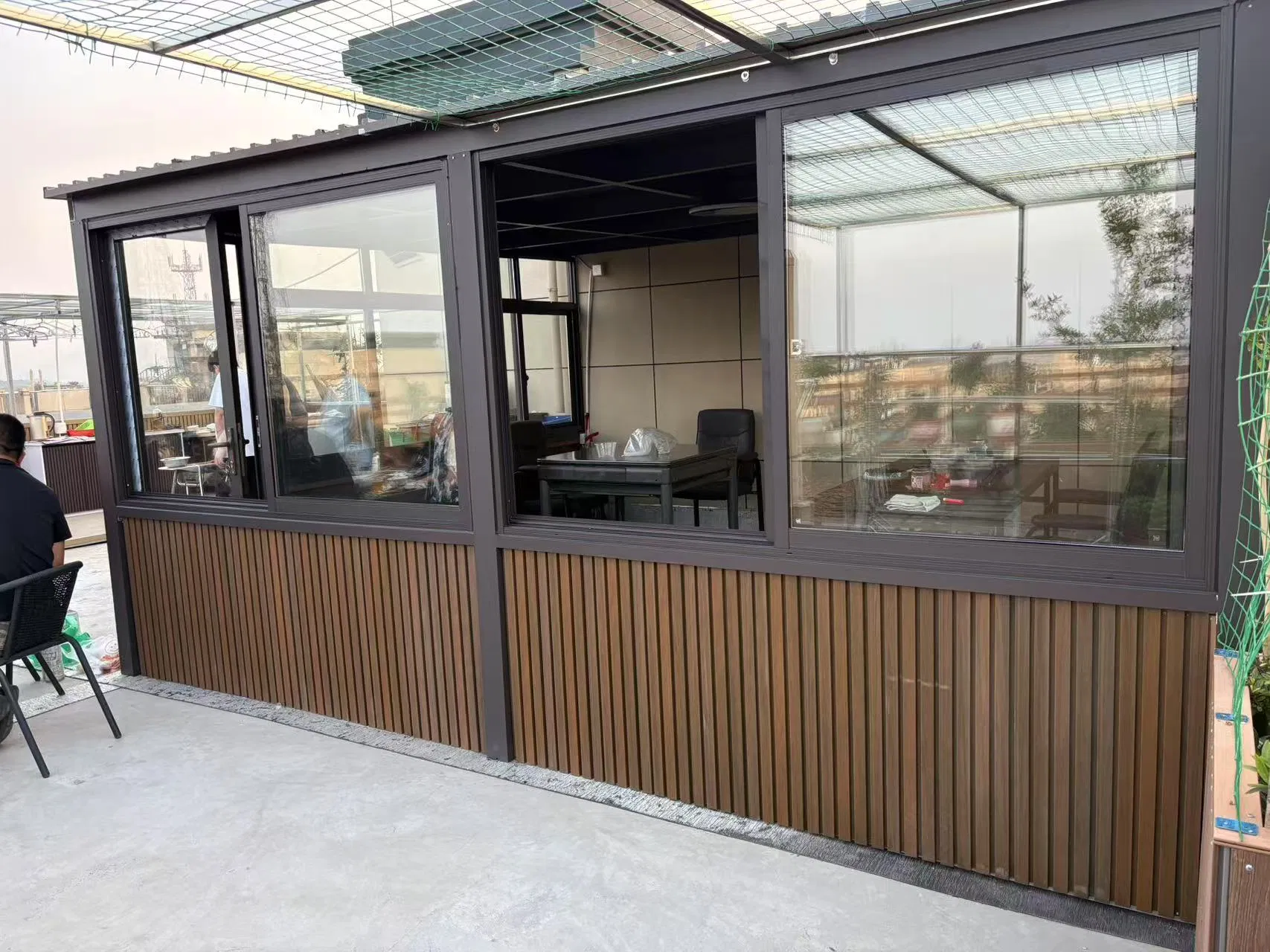 Ocox Hot Selling Outdoor WPC Wood Plastic Fences and Alfresco Furniture Plastic Fence