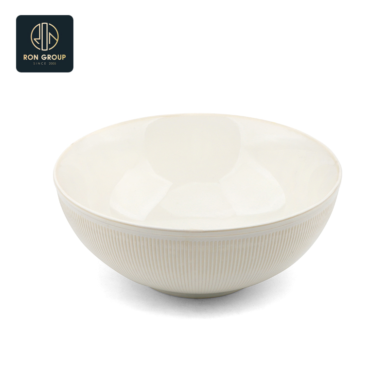 Hot Selling Ceramic Dinnerware Porcelain Tableware White Round 4.5/6/8/10 Inch Dining Bowl for Home Restaurant