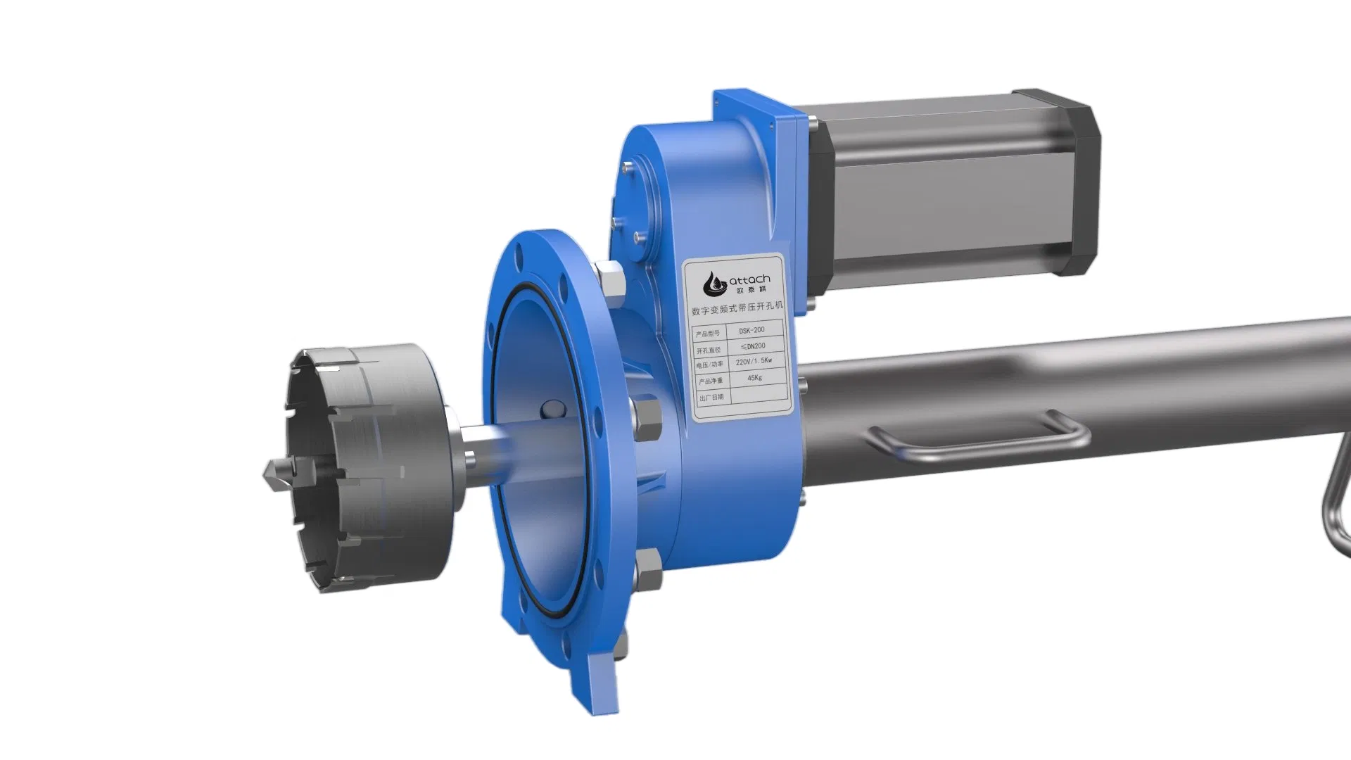 Hot Tapping Machine for 4-12 Inch Pipe Digital Frequency