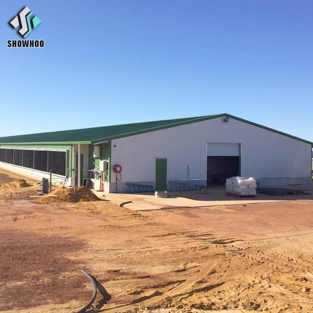 Prefabricated Steel Poultry Barns Farm Shed Design Industrial Chicken House