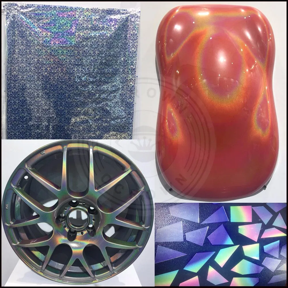 Laser Silver Holographic Shiny Mirror Pigment Powder Chamleon Pigment