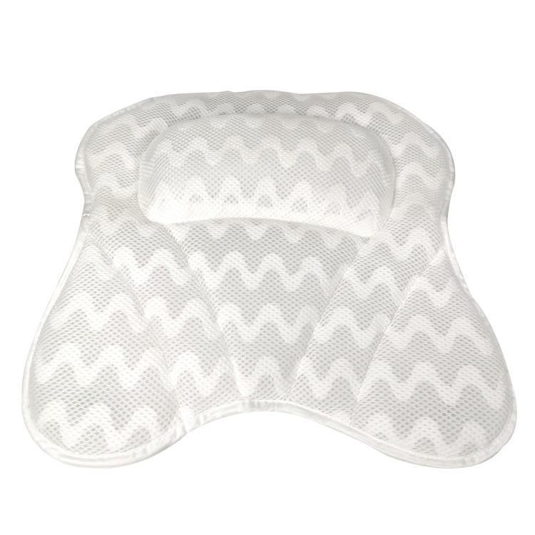 Wholesale Bath Pillow Bath Pillow with Suction Cups Bathtub Headrest Pillow