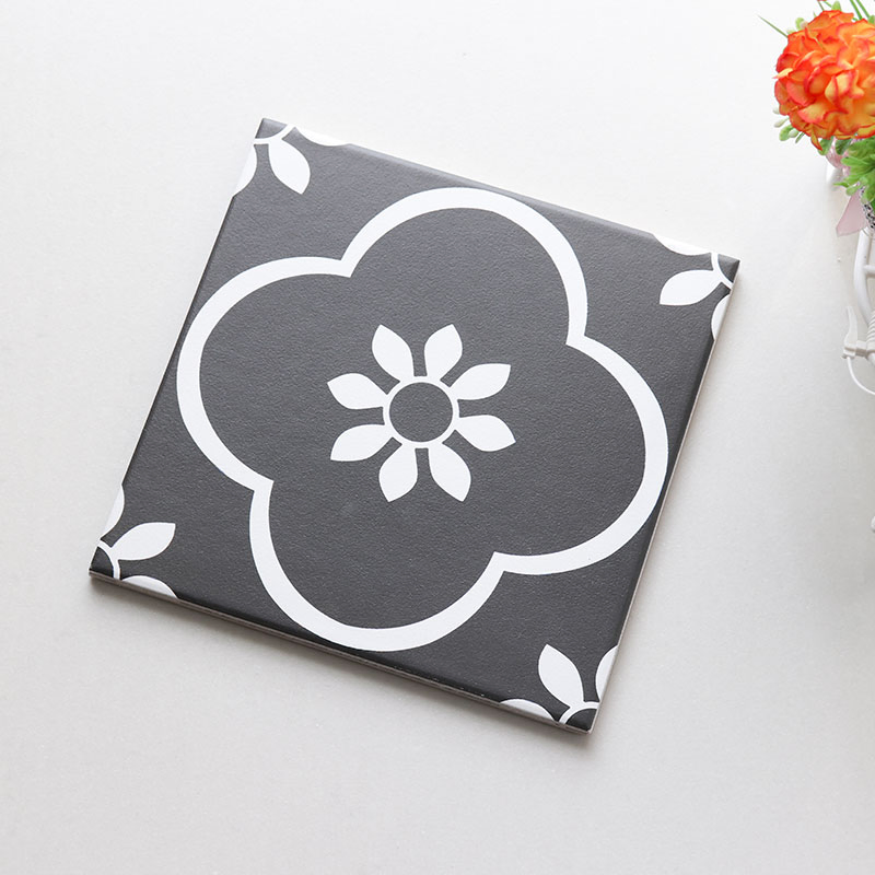 Home Decor 8X8 Flower Feature Wall Ceramic Decorative Floor Tiles