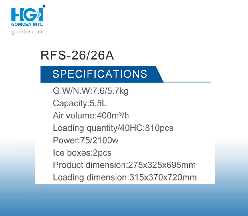 Water Floor Standing Household China Air Cooler AC-168dl Rfs-26