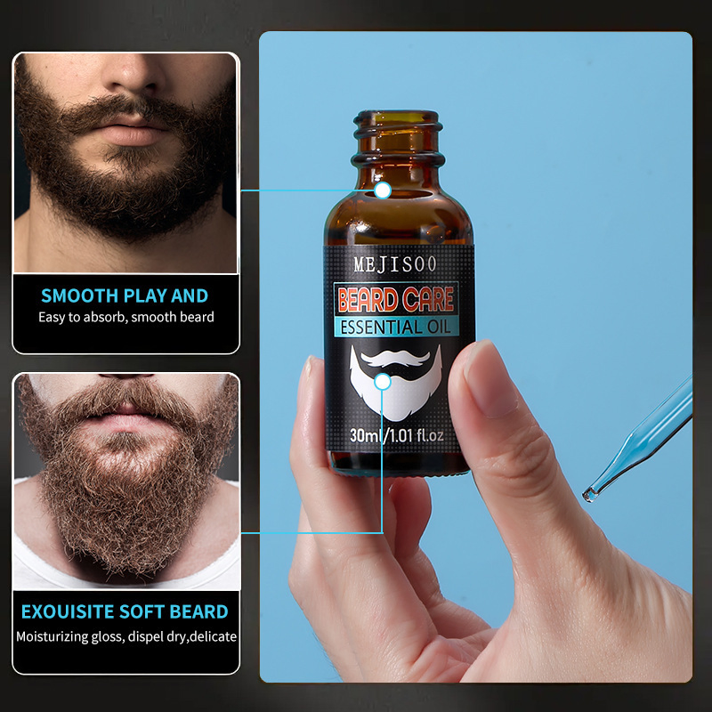 Multi Nourishing Repair Refreshing Easy to Absorb Non Curly Non Rough Smooth Beard Growth Serum Oil