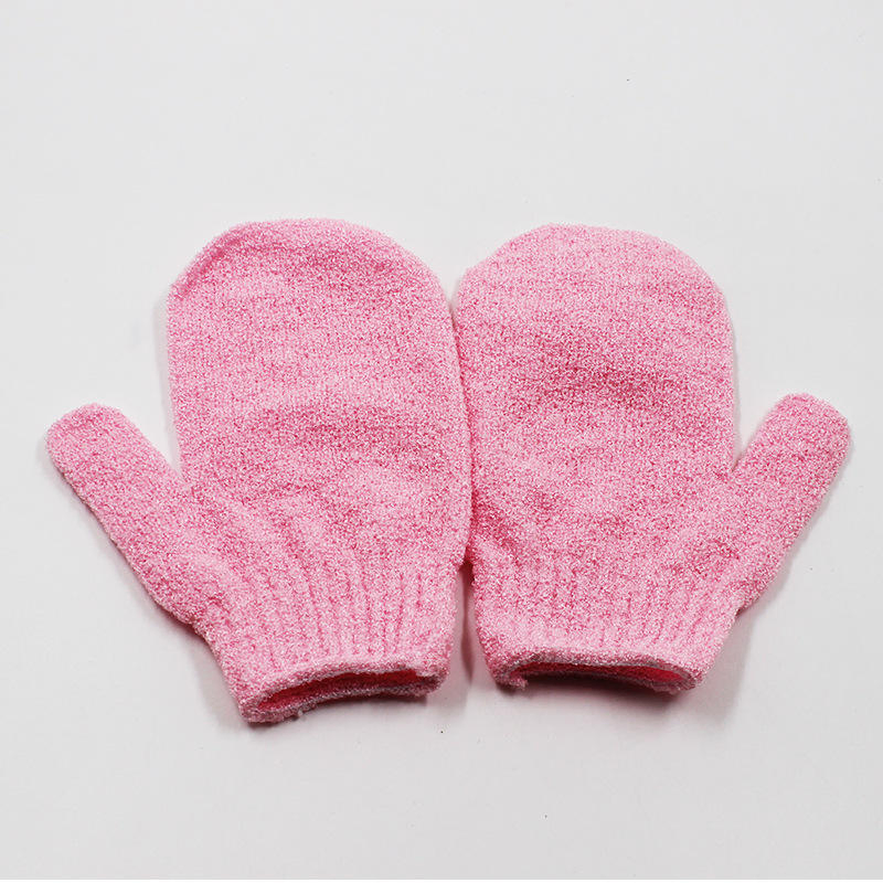 Wholesale Supply of High-Quality Five-Finger Bath Towel Gloves for Adults, Back Bath Towel Gloves