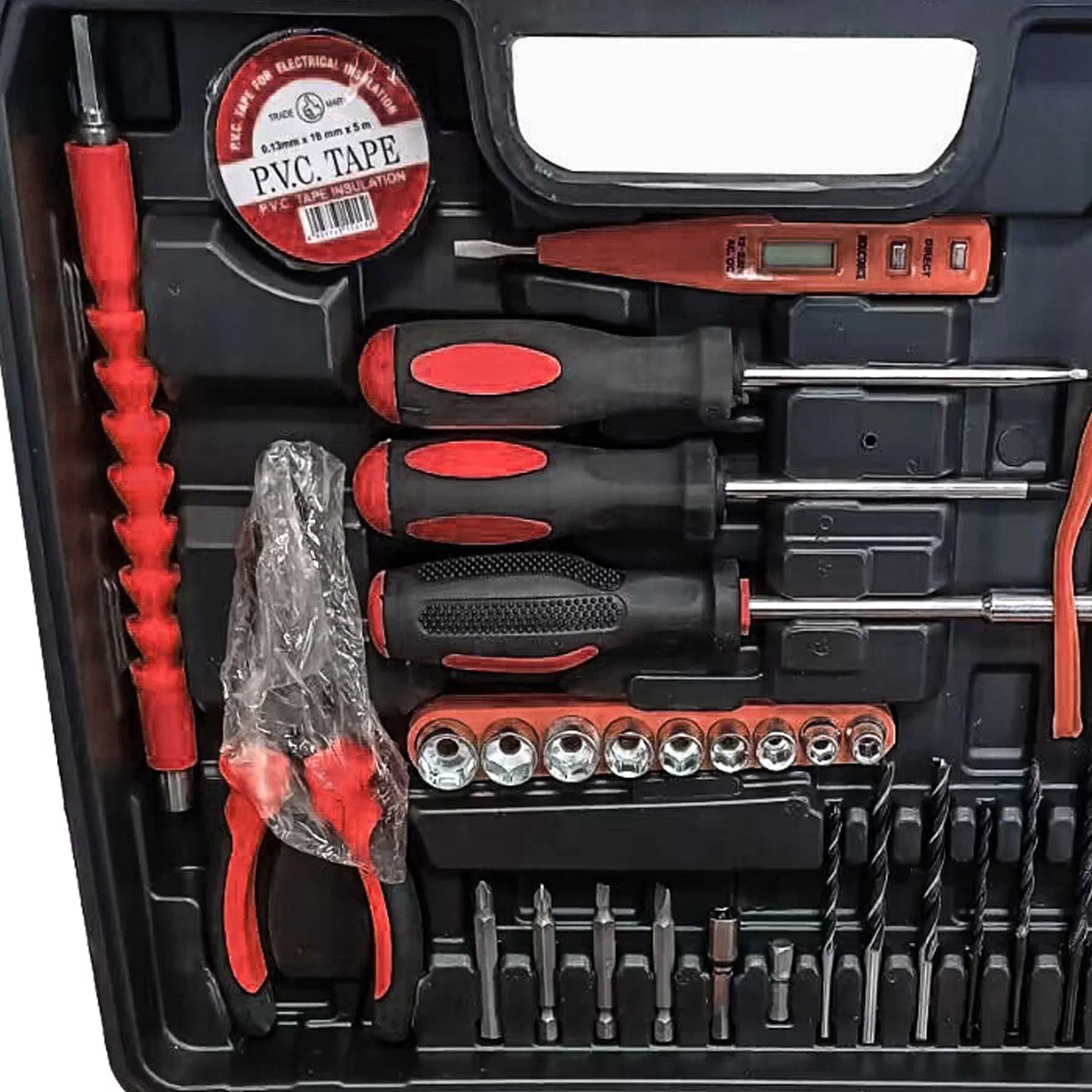 Electric Power Tool Screwdriver Lithium Battery Set Tool Box Set Hand Drilling Machine Krain Impact Drill Set Box Tool