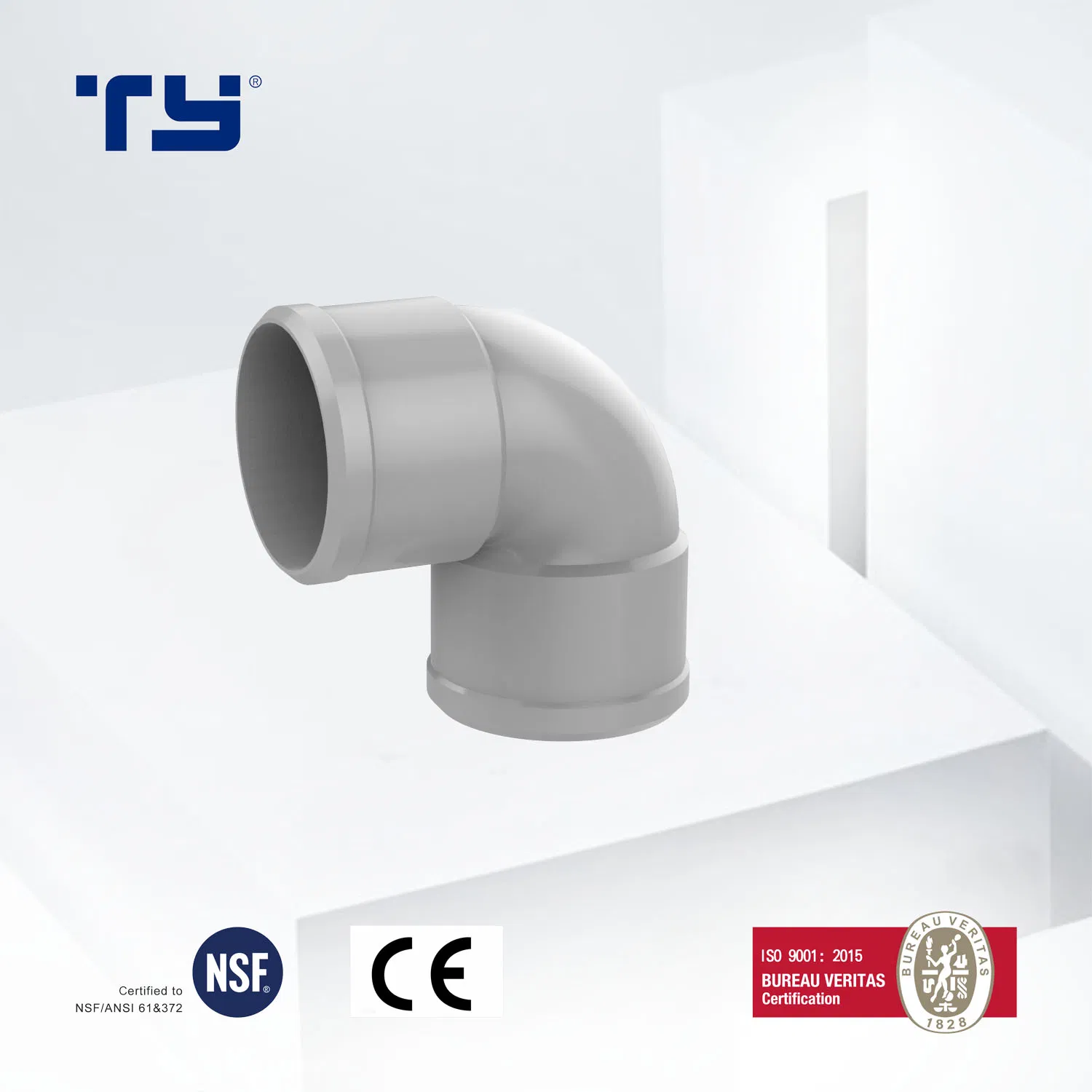 Germany Chinese Standard PVC Fitting Plastic Pipe Water Brands Plumbing Price List Manufacturer Cap