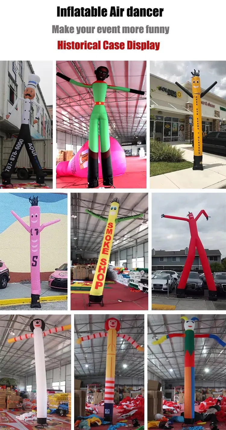 Custom Printing Inflatable Balloon Man Air Tube Inflatable Dancing Man for Advertising