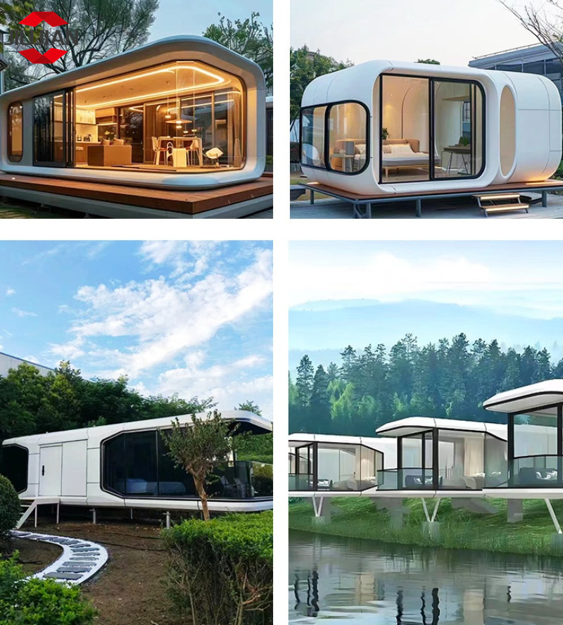 20 FT Space Capsule House Mobile Modular Prefab House for Hotel