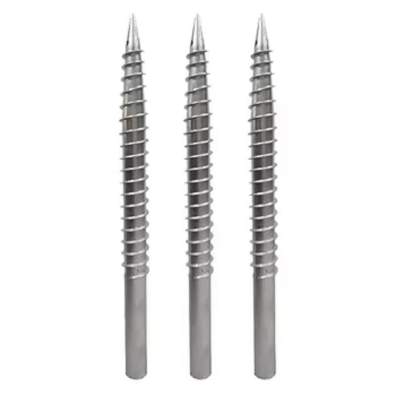 Винтовой анкер для наземных солнечных панелей