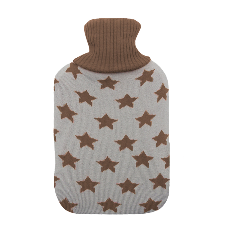 Medical Rubber Hot Water Bag with Colorful Cover for Back Pain