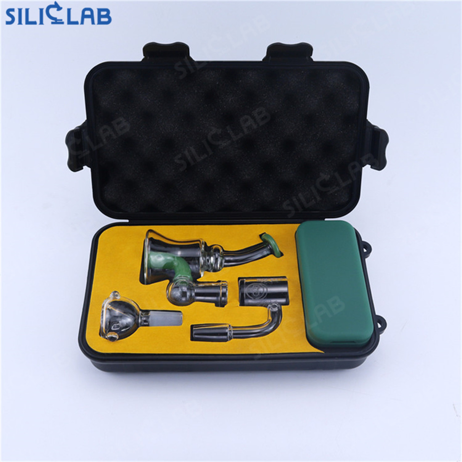 Glass Water Pipe Smoking Accessories Kit with Case