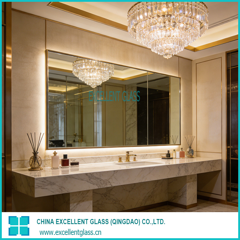 Silver Mirror- Frameless/Bordered Vanity Mirror OEM/ODM
