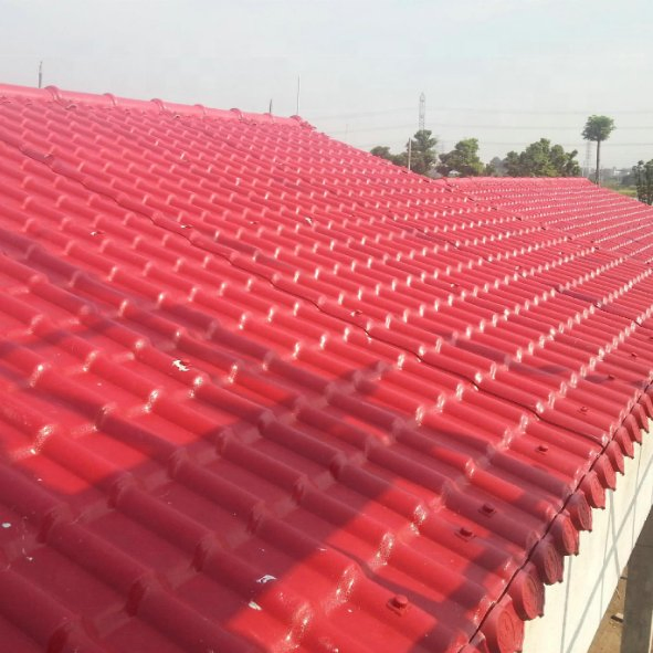 Factory Price ASA Synthetic Resin Roof Tile Spanish Style Plastic Roof Tile