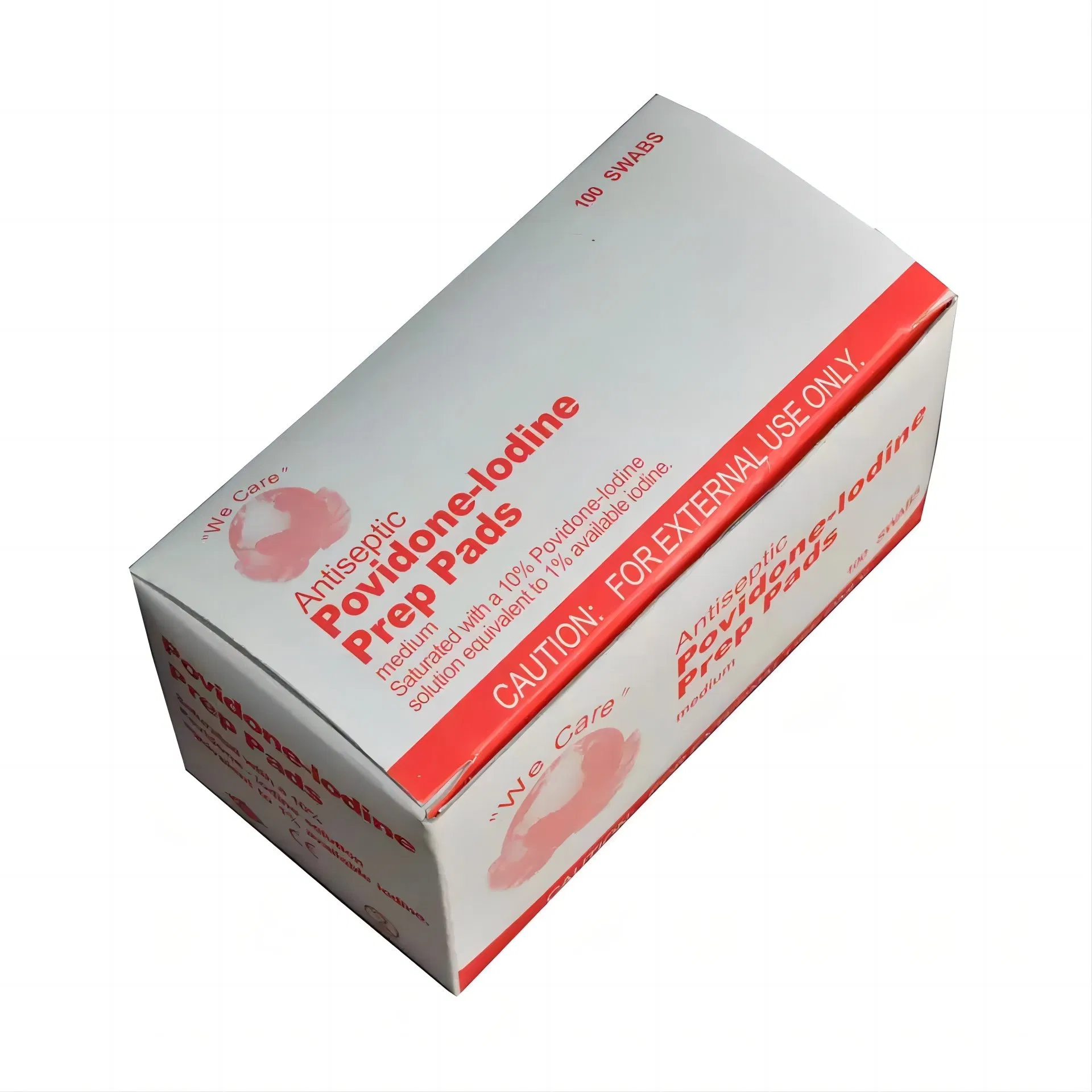 Non Woven Swab 3X6cm Povidone Iodine Prep-Pads