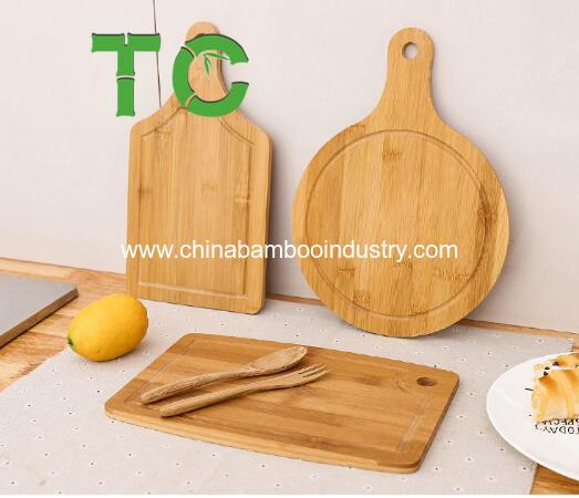 Small Bamboo Cutting Board for Bread and Food Serving