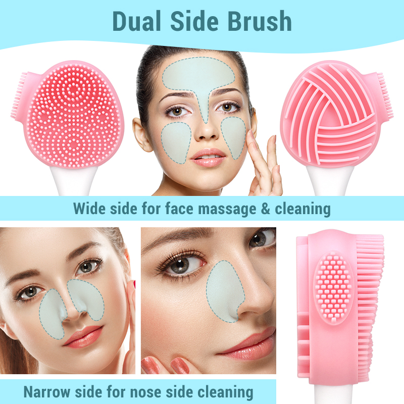 Силиконовая щетка для лица с логотипом