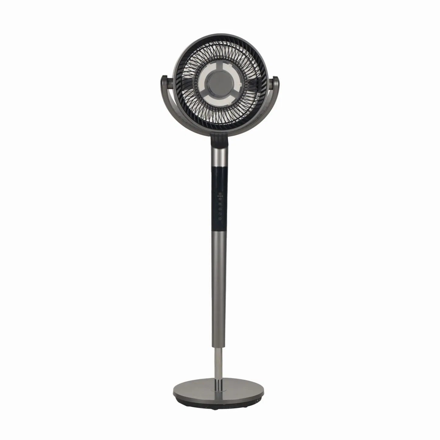 Versatile Solar-Powered Home Fan with Height Adjustment Feature